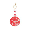 FR-3244 - Peace Red Bulb Ornie