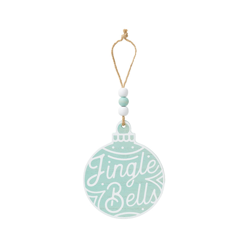 FR-3266 - Jingle Bells Teal Bulb Ornie