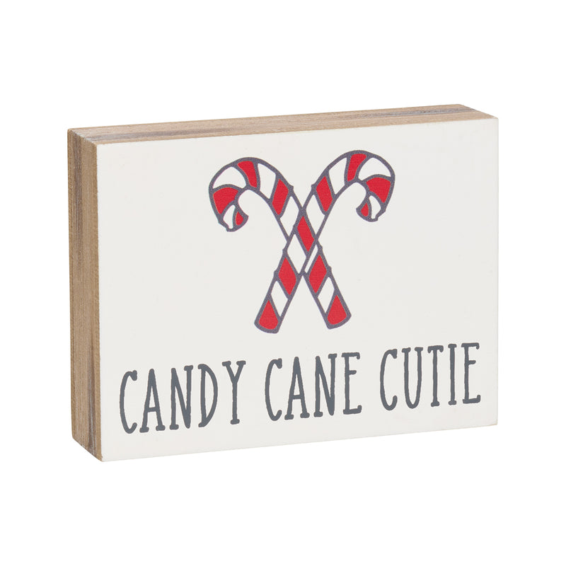 FR-3491 - Candy Cane Cutie Block Sign