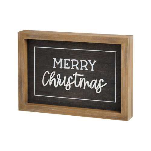 FR-3546 - Christmas/Winter Framed Sign (Reversible)