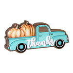 FR-9584 - Thanks 3D Blue Truck Cutout