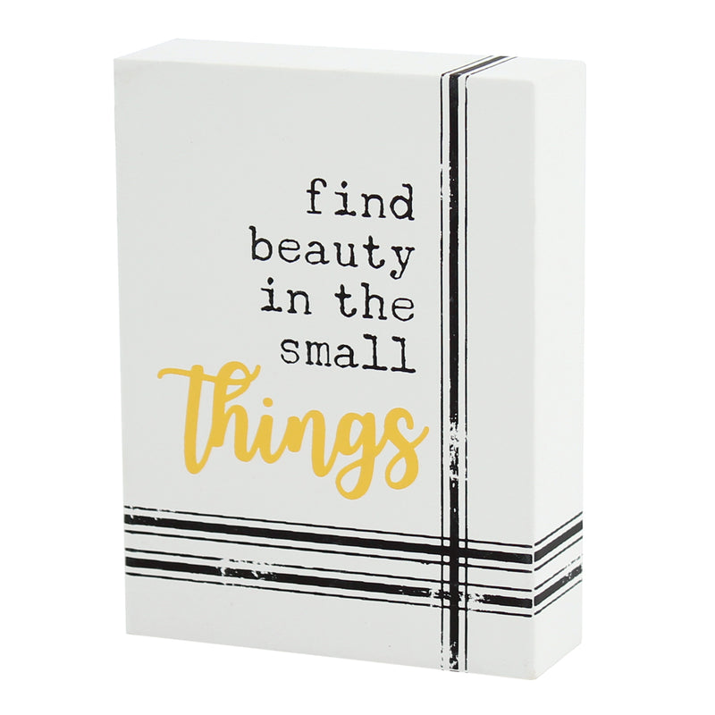 PS-7642 - Small Things Block Sign