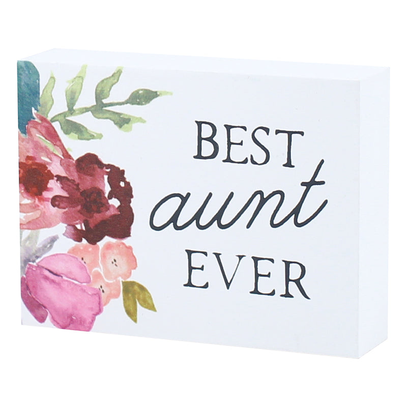 PS-7707 - Best Aunt Block Sign
