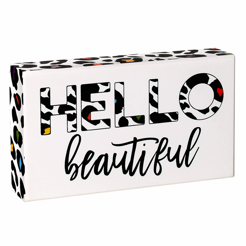 PS-7738 - Hello Beautiful Box Sign