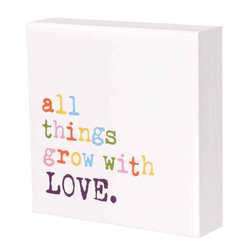 PS-7755 - Grow With Love Box Sign