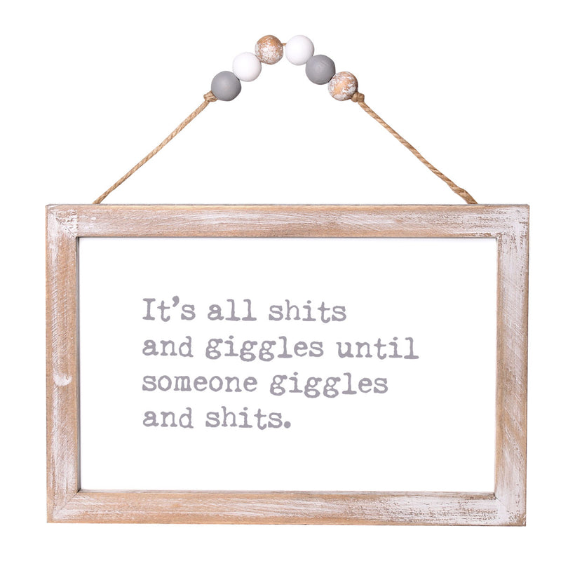 PS-7825 - Giggles Beaded Sign