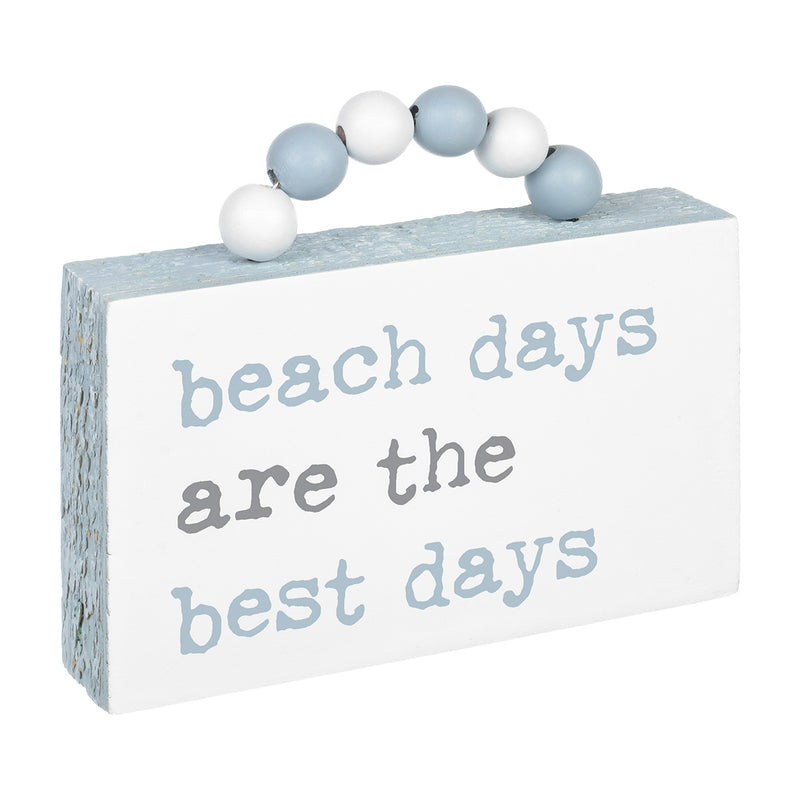 PS-7885 - Best Days Box Sign w/ Beads