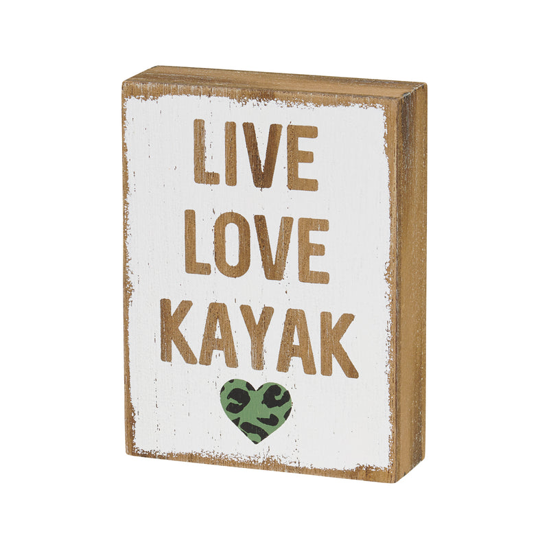 PS-7978 - Live Love Kayak Block