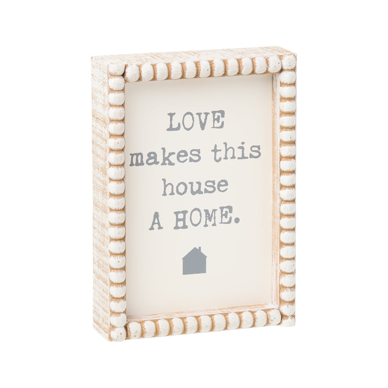 PS-8149 - A Home Beaded Box Sign