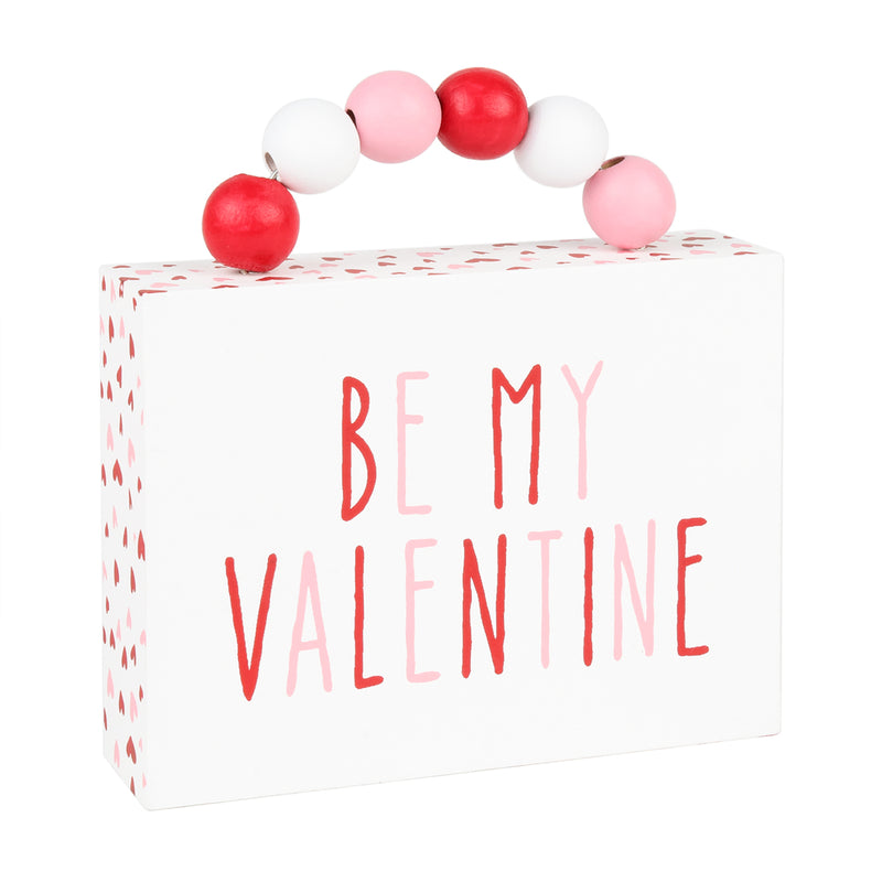 SW-1075 - *Valentine Box Sign w/ Beads