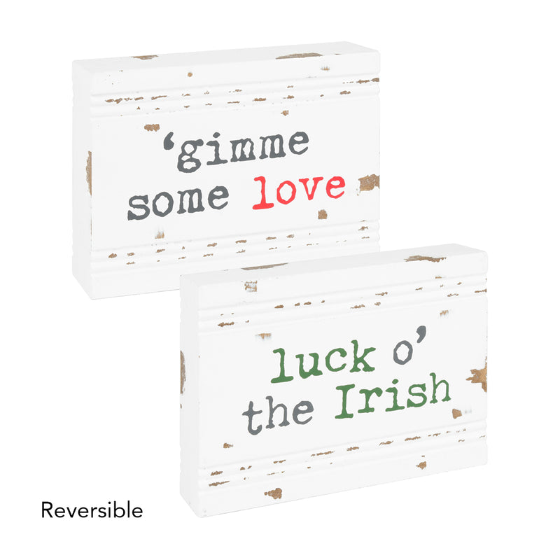 SW-1130 - Love/Luck Reversible Block
