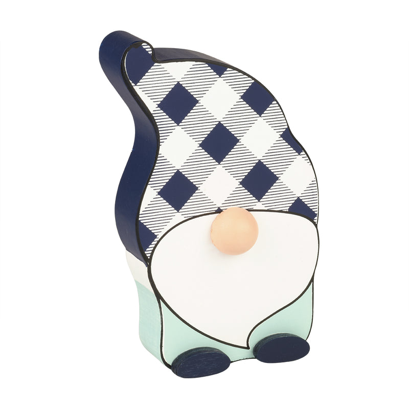 SW-1589 - *Navy Check Hat Gnome