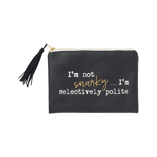 Selectively Polite Cosmetic Bag