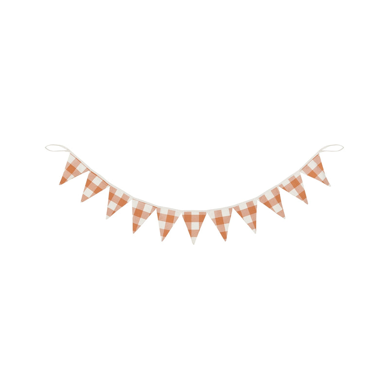 OW Check Pennant Garland