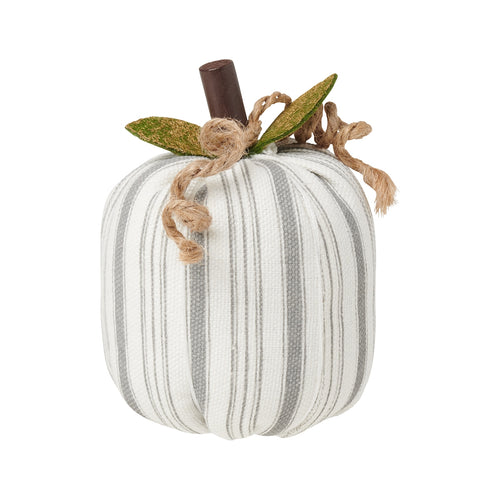 Sm. Gray Striped Pumpkin
