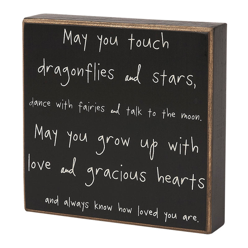 Dragonflies and Stars Box Sign