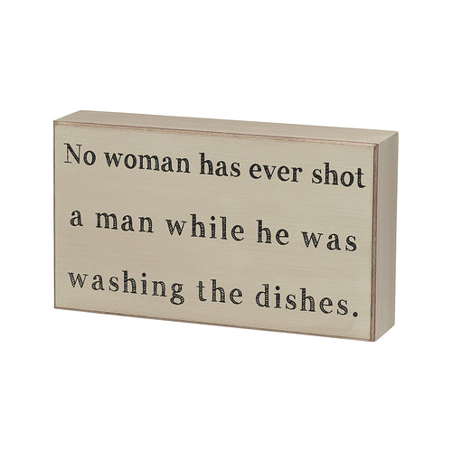 Washing Dishes Box Sign - DUE LATE FEB