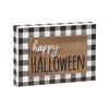 Halloween BW Check Box Sign