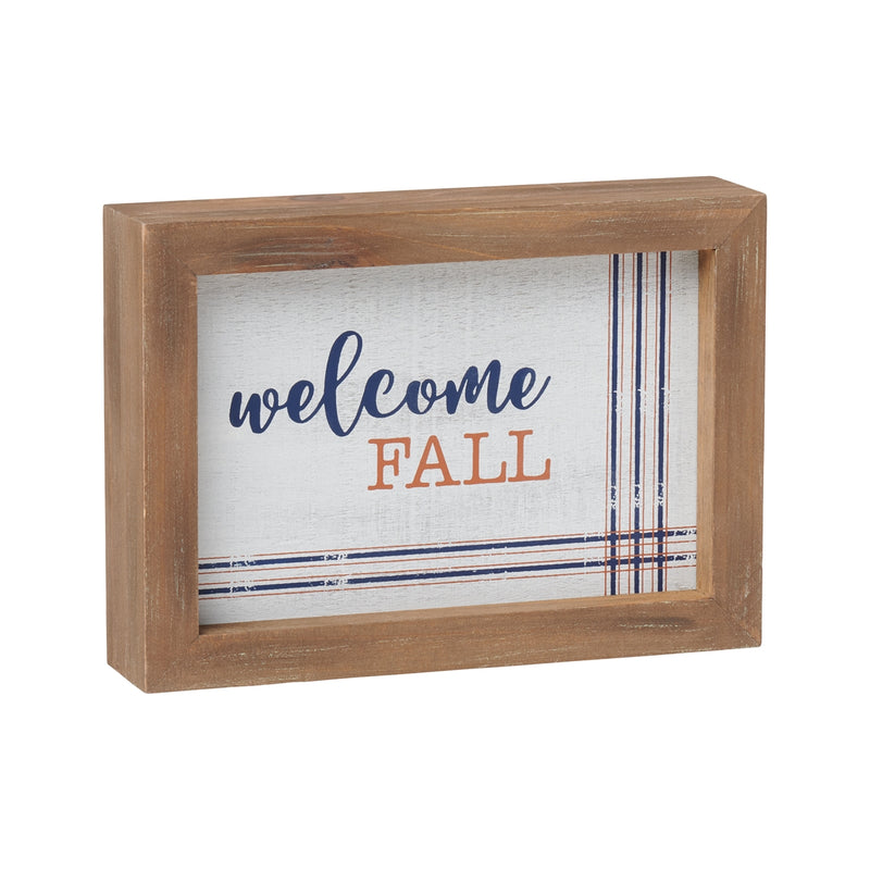 Fall Distressed Framed Sign