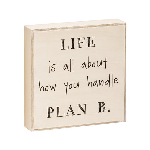 Handle Plan B Box Sign