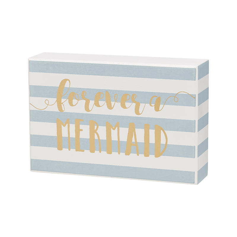 Forever Mermaid Box Sign