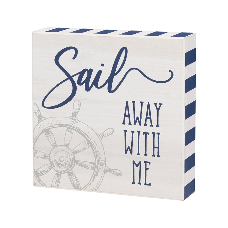 Sail Away Box Sign