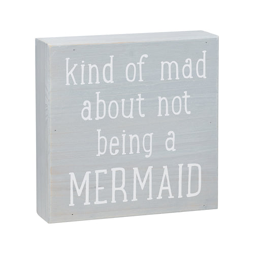 Being A Mermaid Box Sign