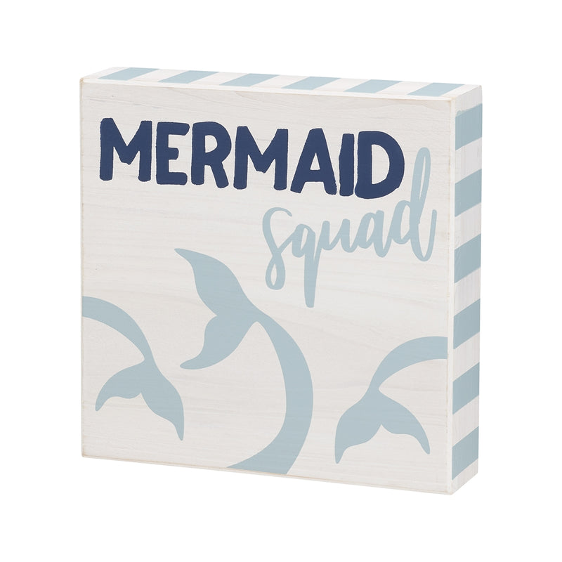 Mermaid Squad Box Sign